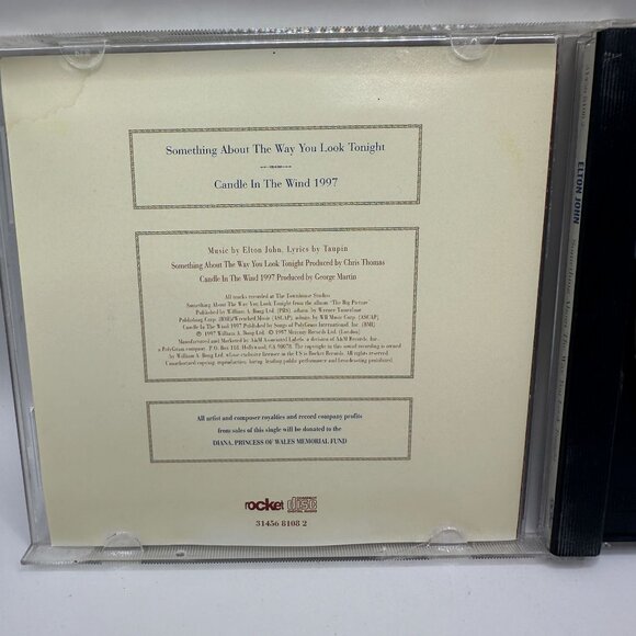 Elton John Something About The Way You Look Tonight / Candle In The Wind 1997 CD - Picture 5 of 6